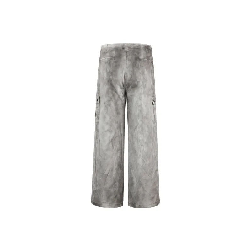 HKRXEC Casual Pants Men Do Dirty White-1