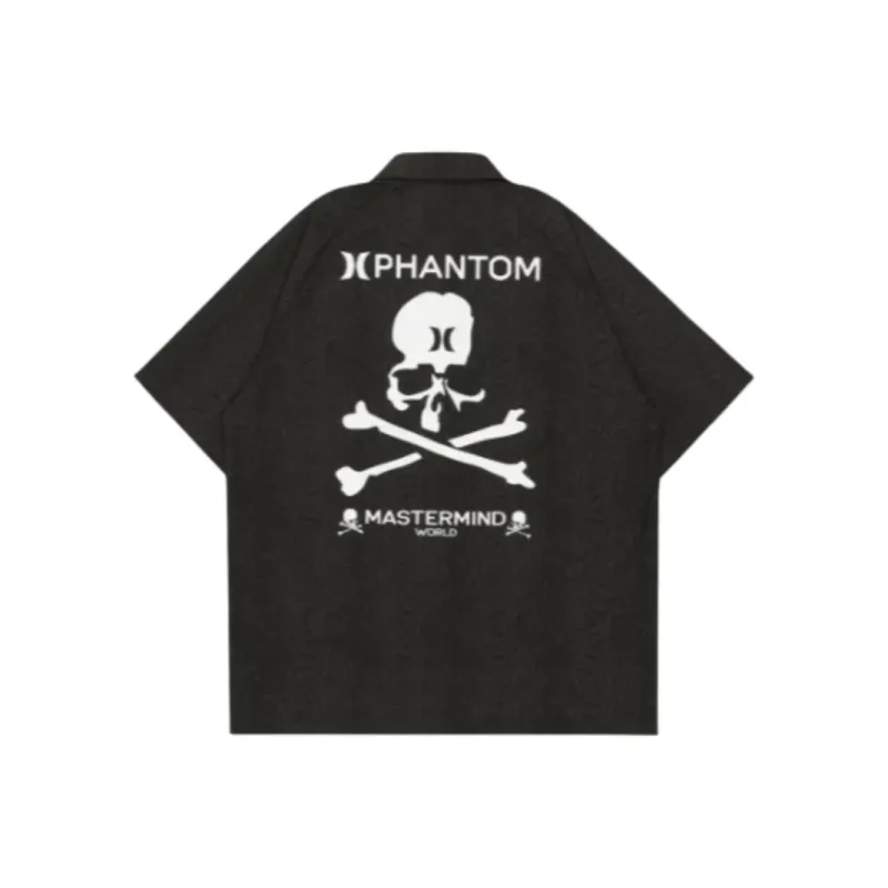 Hurley X MASTERMIND WORLD Shirts Unisex Black-0