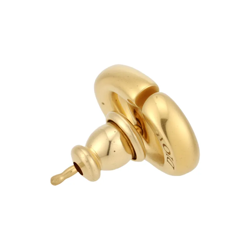 DIOR Metal Stud Earrings Women's-3