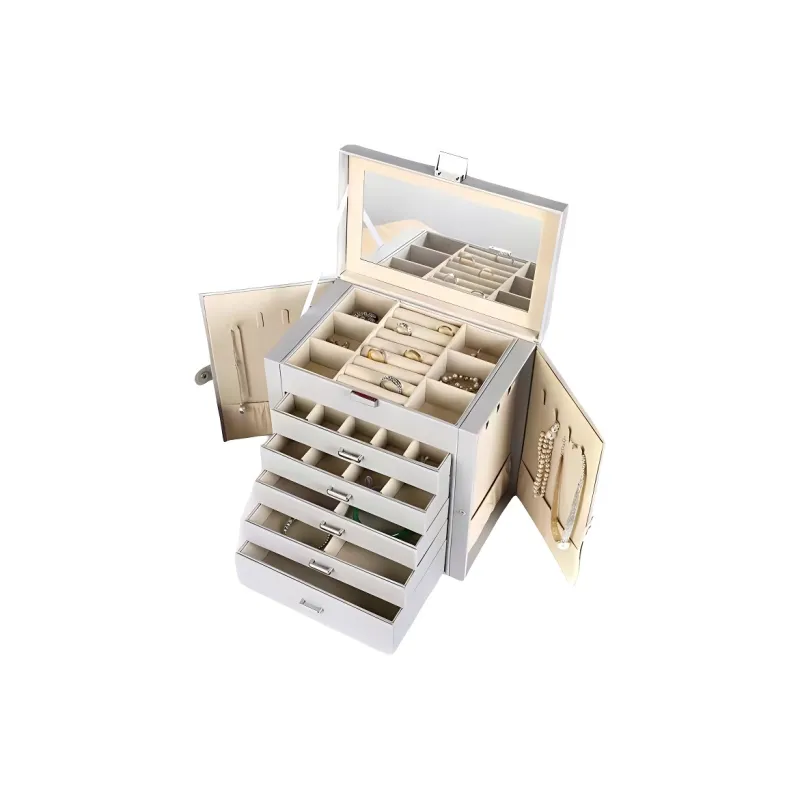 THE THREE SHEEP Large Capacity Five Tier Accessory Storage Box-4