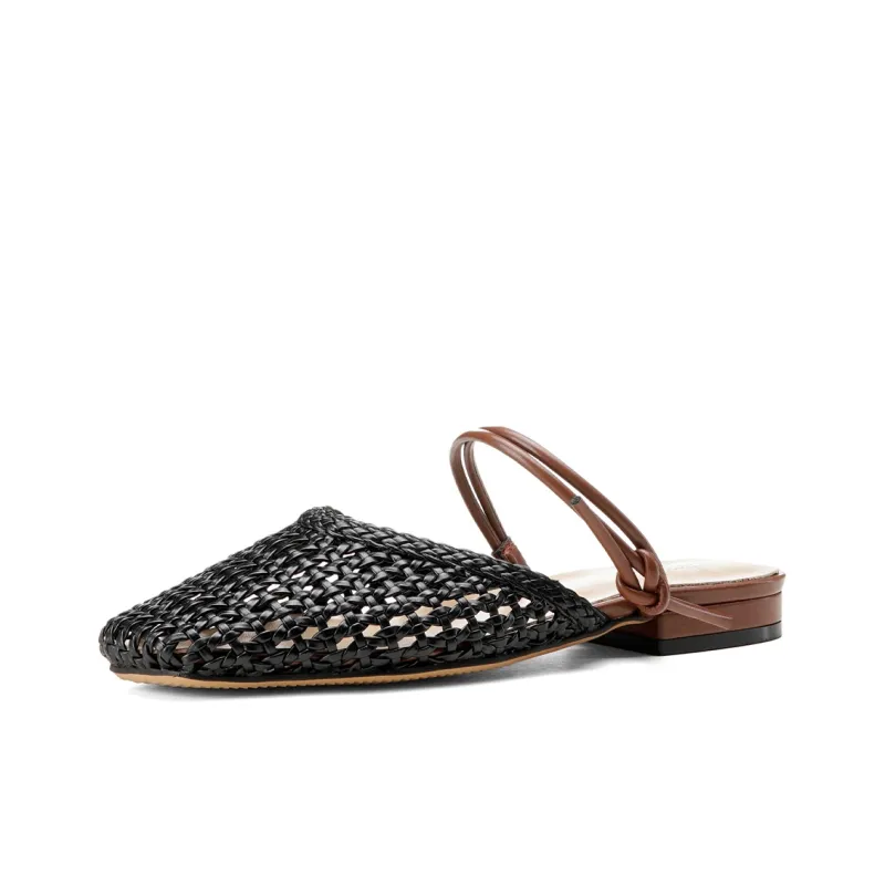 GOLDLION Rubber Sole Closed Toe Slippers Women's-1