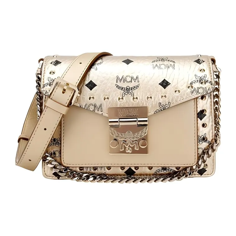 MCM Patricia Visetos Crossbody Bags-0