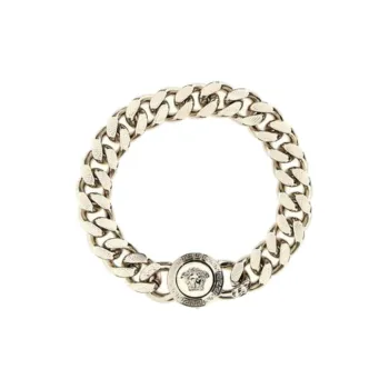 VERSACE Bracelets Unisex Silver