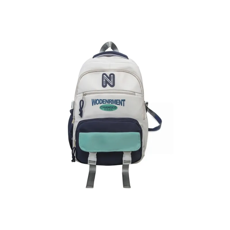 Vack Nylon Backpack Unisex Multicolor-18