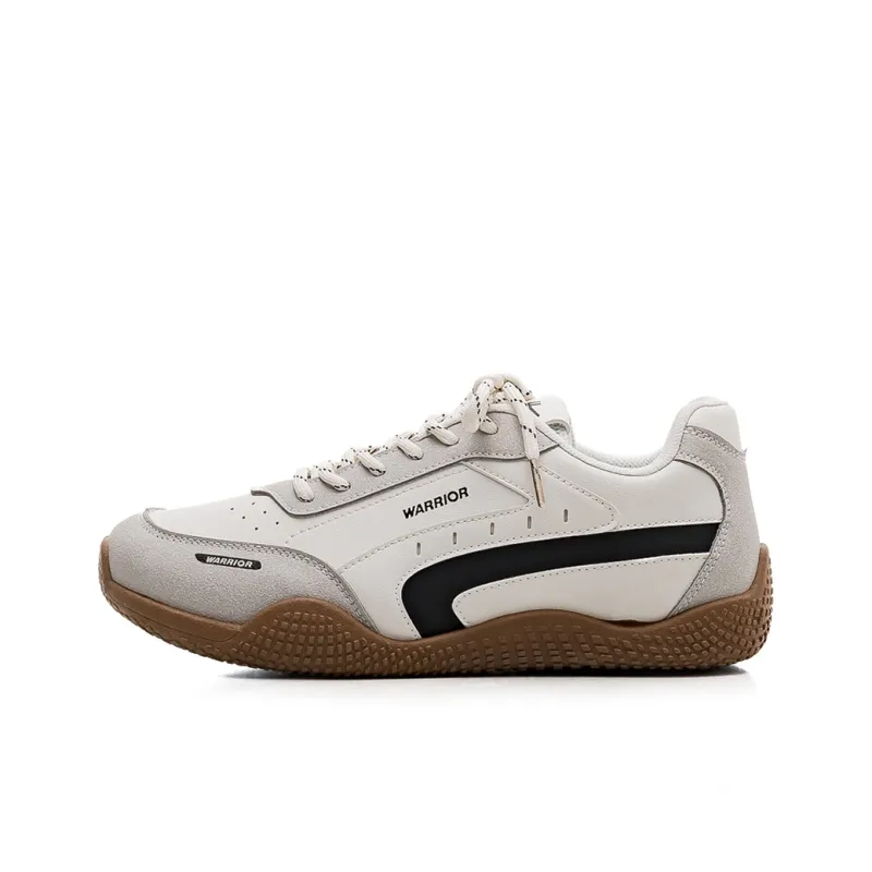Warrior Slip Resistant Shock Absorbers Low Top Casual Shoes Women's Beige Gray Black-0