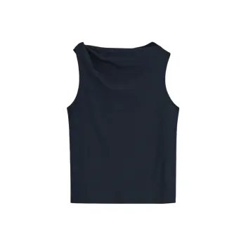 COS T Shirts Women's Navy Blue