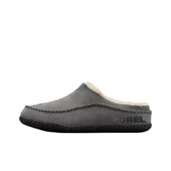 SOREL Slip Resistant Closed Toe Slippers Men's Gray