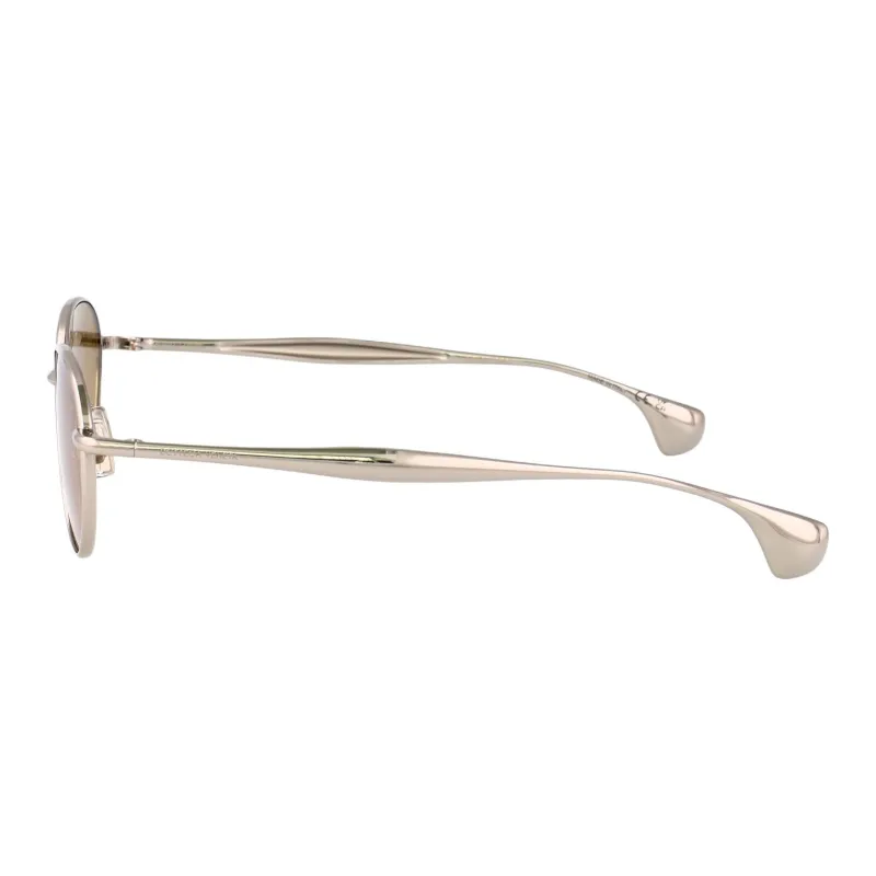 Bottega Veneta Metal Round Sunglasses Unisex Rose Gold-2