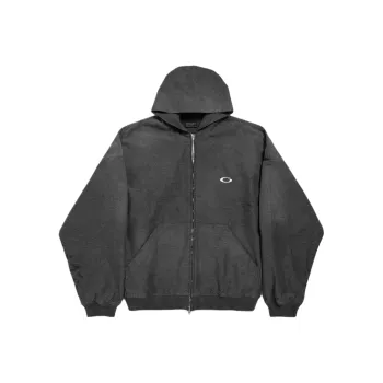 Balenciaga FW25 Sweatshirt Loose Fit Men's Coal Gray