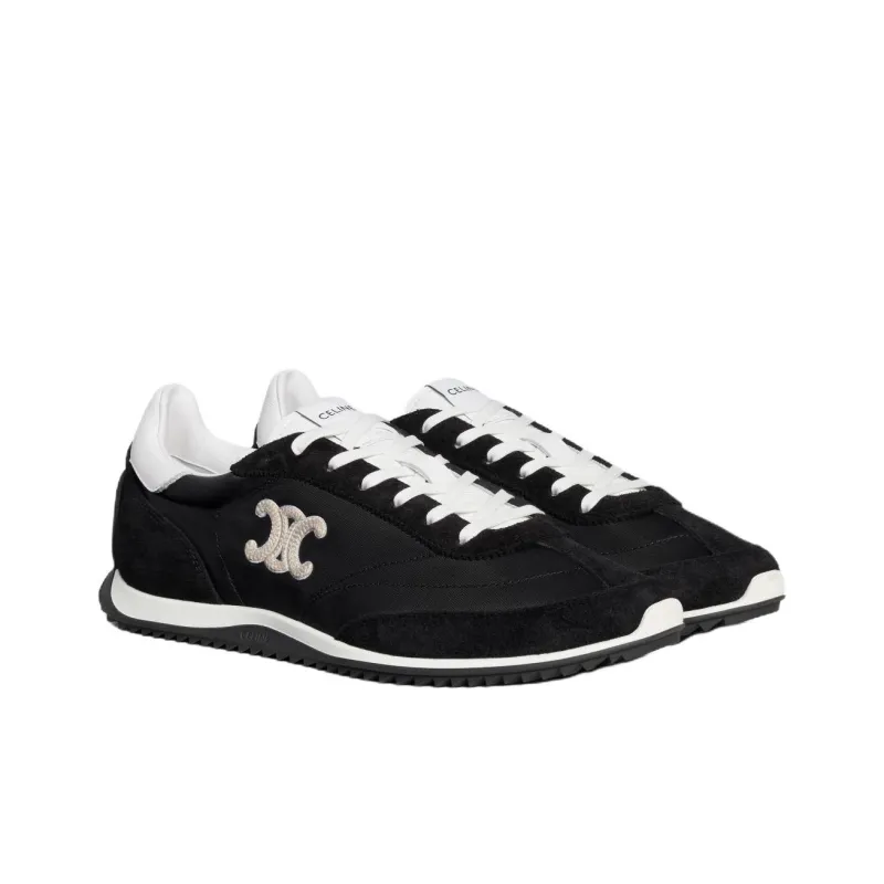 CELINE Racer Low Top Casual Shoes Women's Black-2