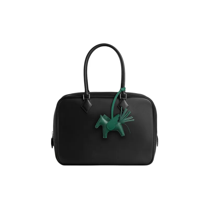 HERMES Rodeo Pegase Milo Lambskin With Swift Calfskin Bag Charm Bag Accessory Trumpets Unisex Medium Green-1