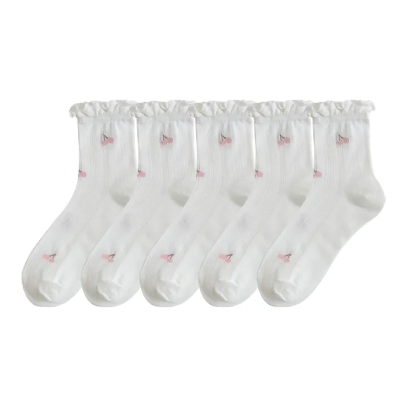 TLXT Mid Calf Socks Women's Mesh Breathable, Non Chafing, Skin Friendly Softness, Barefoot Feel-10
