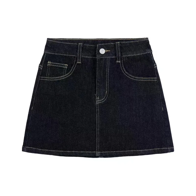 YINLEI Denim Short Skirts Women's-0
