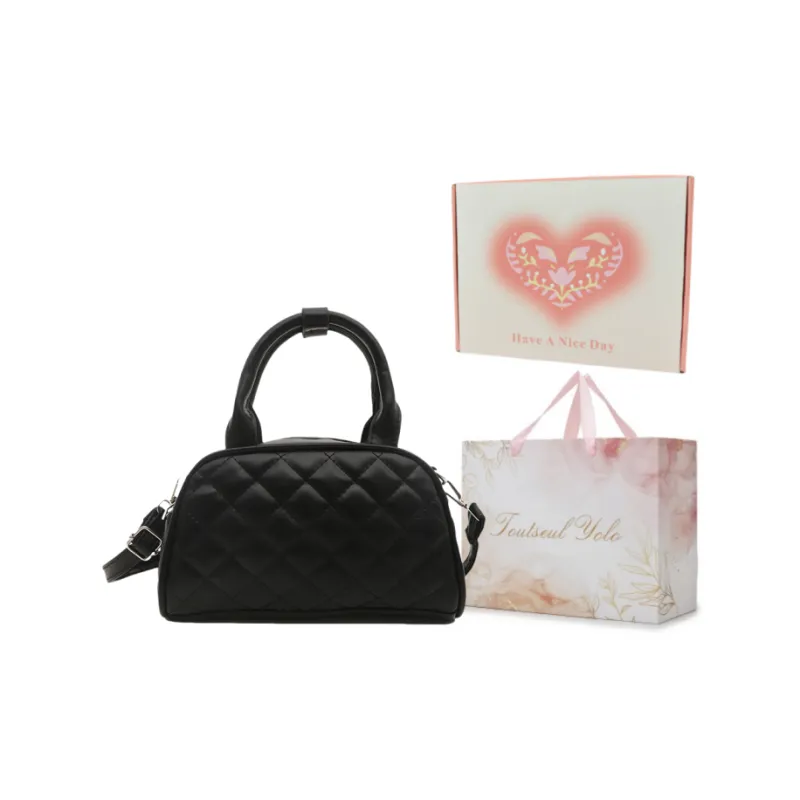 TOUTSEUL YOLO PU Handbag Women's White/Black/Khaki/Pink/Brown-26