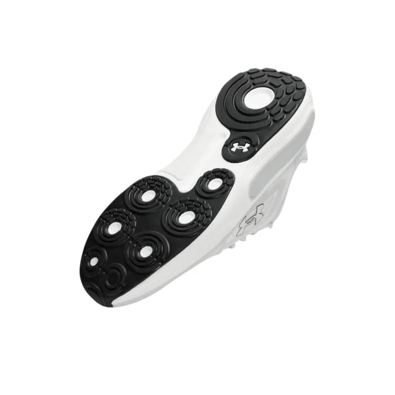 Under Armour Phantom 4 Cushioning, Breathable, And Wide Coverage Low Top Casual Shoes Unisex White Gray-4