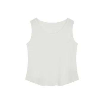 Mo Han Yi Mei Tank Tops Women's White