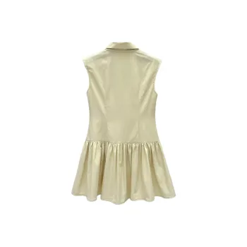 GOSO Sleeveless Dresses Women's Lemon