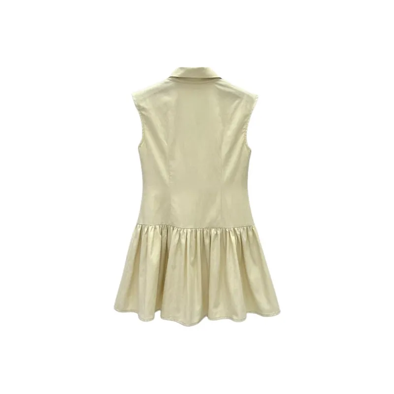GOSO Sleeveless Dresses Women's Lemon-0