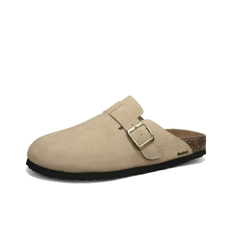 BAKE Quiet Abrasion Resistant Slip Resistant Closed Toe Slippers Men's-0
