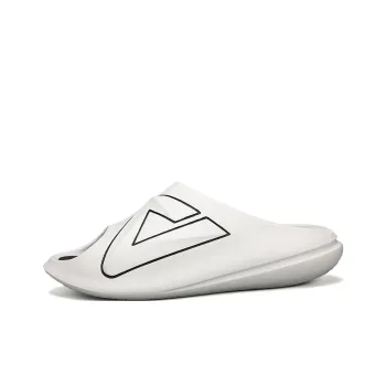 PEAK Very Small Fat Drag Slip Resistant Abrasion Resistant Cushioning Slide Slippers Men's Super Light White Black