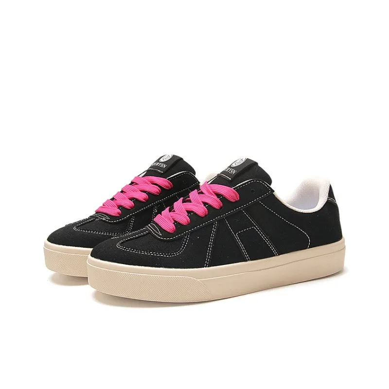 STUR YSN Wear resistant And Lightweight Low Top Skateboard Shoes Unisex Black-5