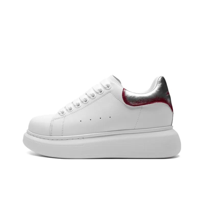 XIONGMAOMUMU Low Top Skateboard Shoes Unisex White-0