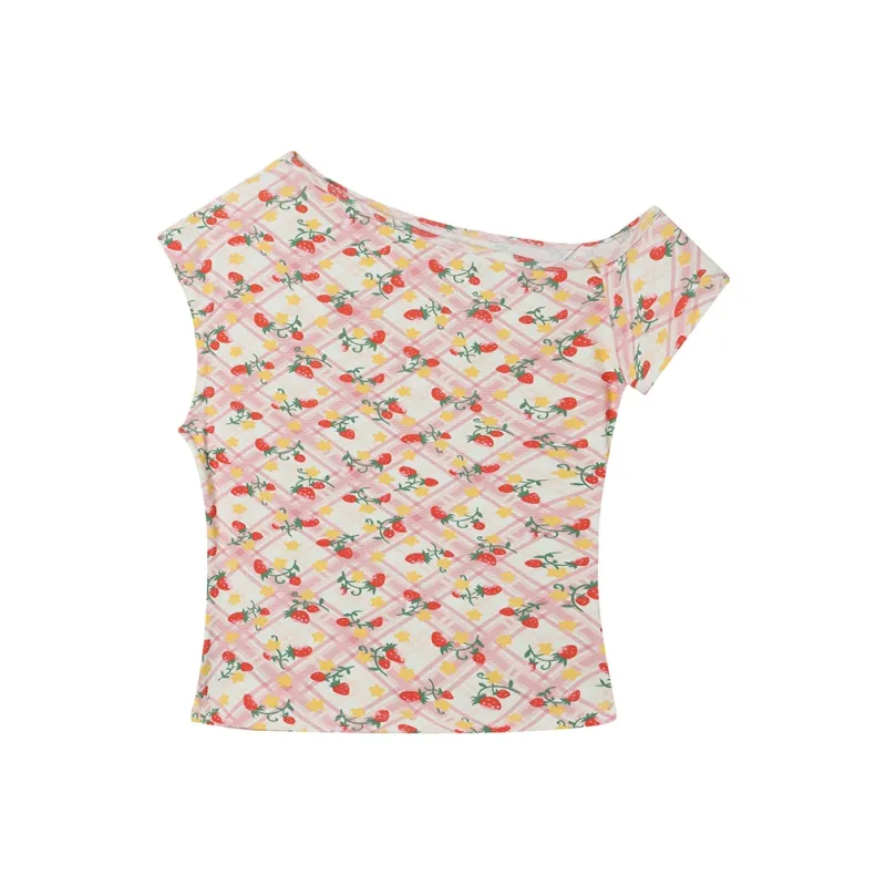 SLEEP AT 11 T Shirts Women's Plaid Print-1