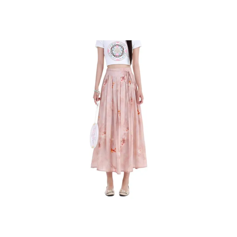 YINLEI Casual Long Skirt Women's-2