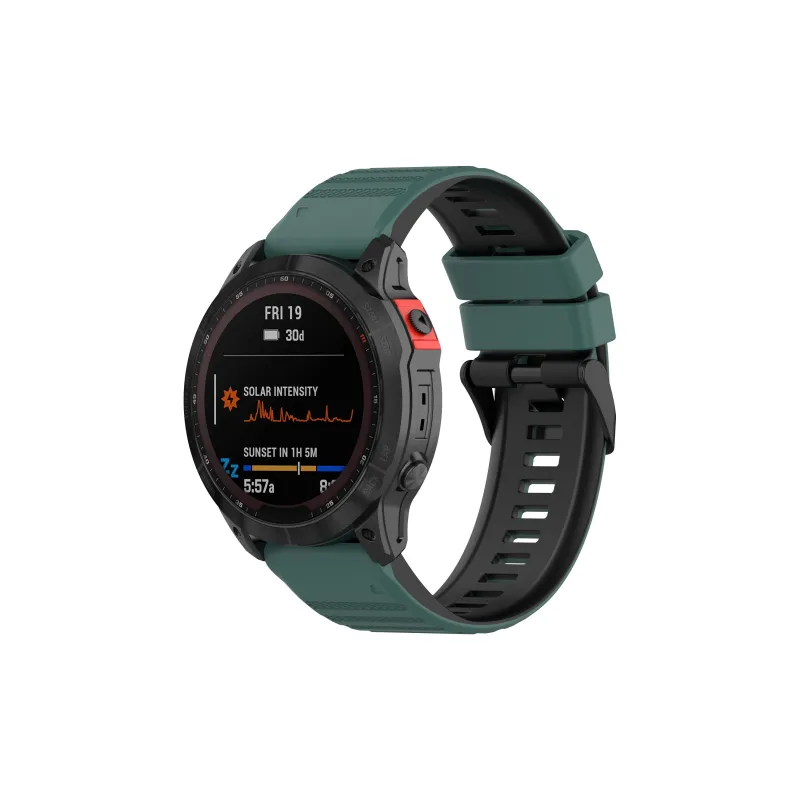 ZHENGGUANG Garmin Compatibility Watch Band Silicone Material-5