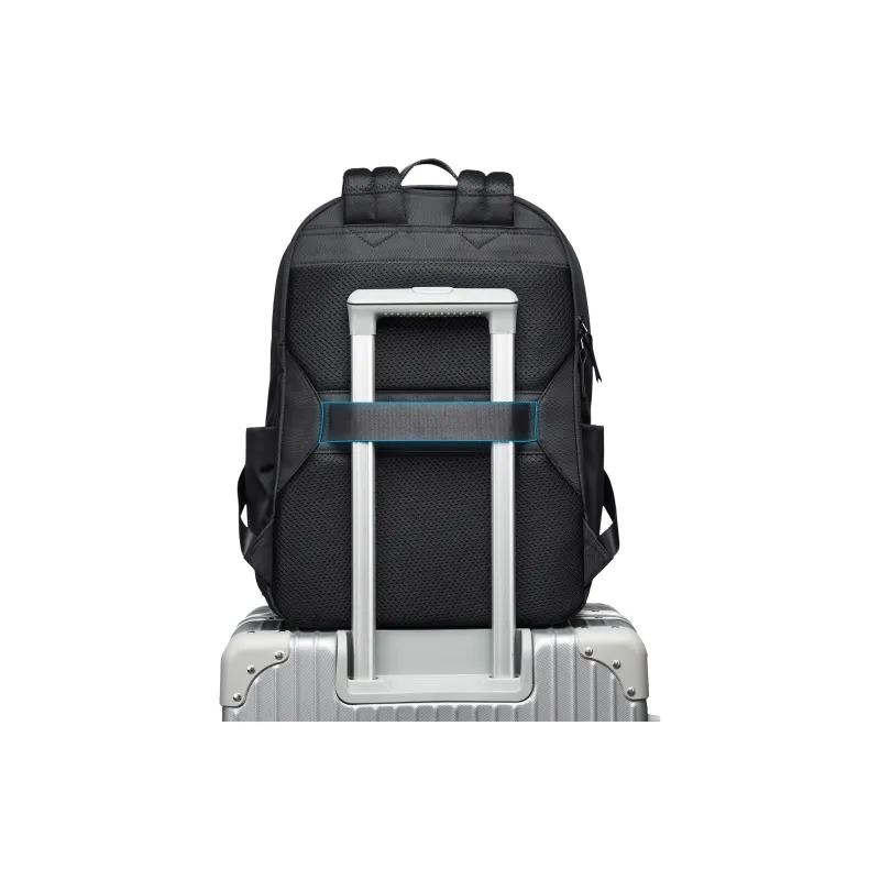 SEPTWOLVES Fabric Students Backpack Laptop Bag QPL Unisex Black-3