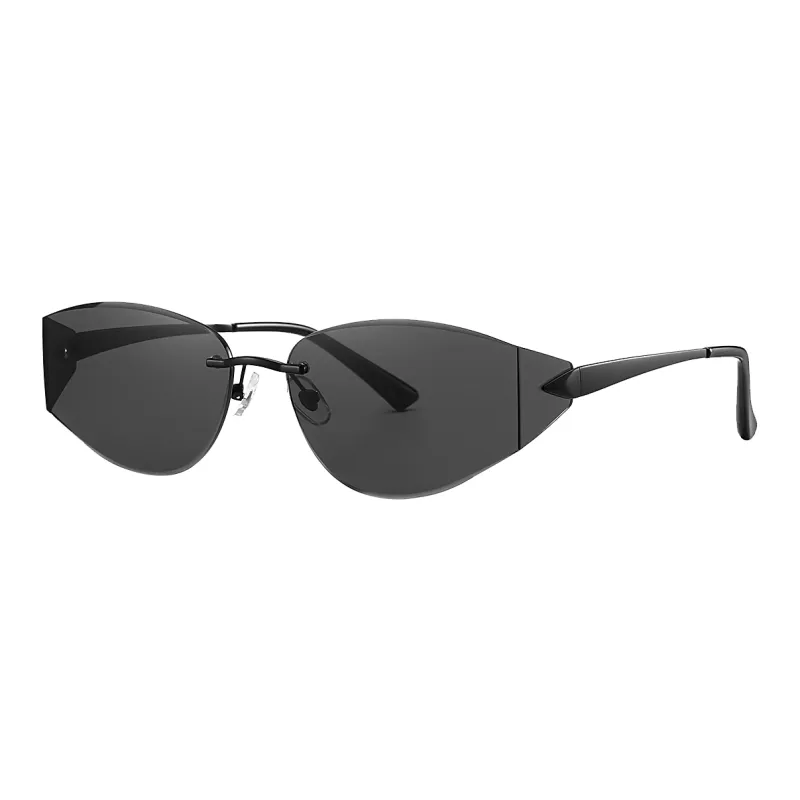VEGOOS Cupronickel Cat Eye Sunglasses Unisex-0