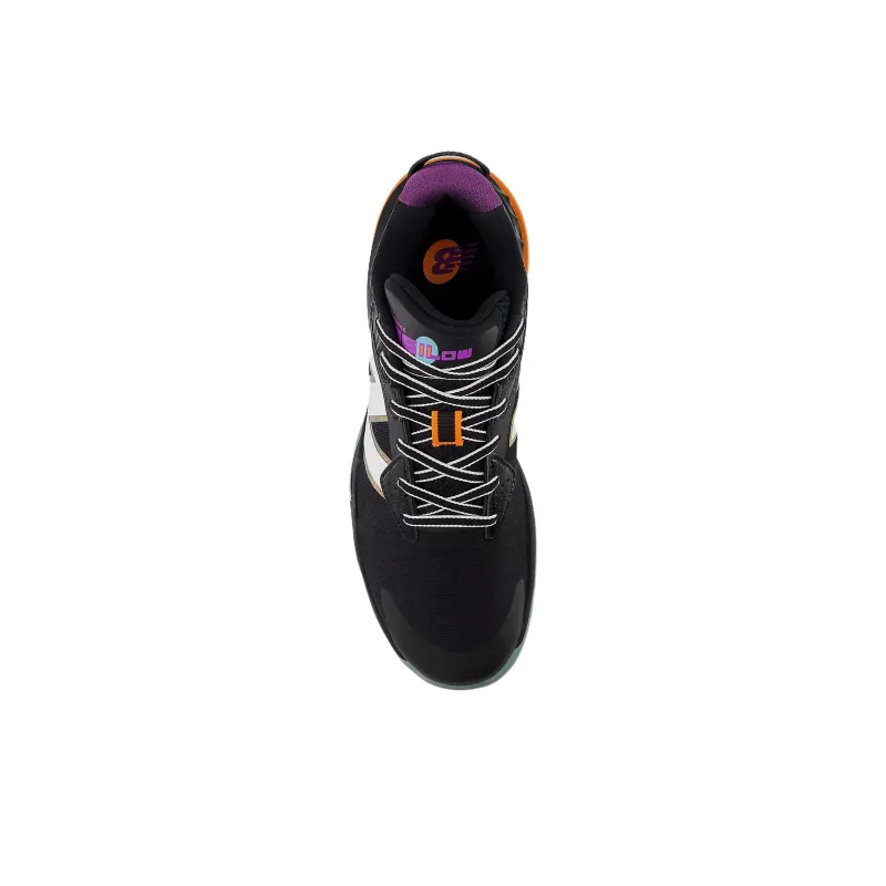New Balance Hesi Low V2 Anti Slip Wear Resistant Low Top Basketball Shoes Men's Black-3
