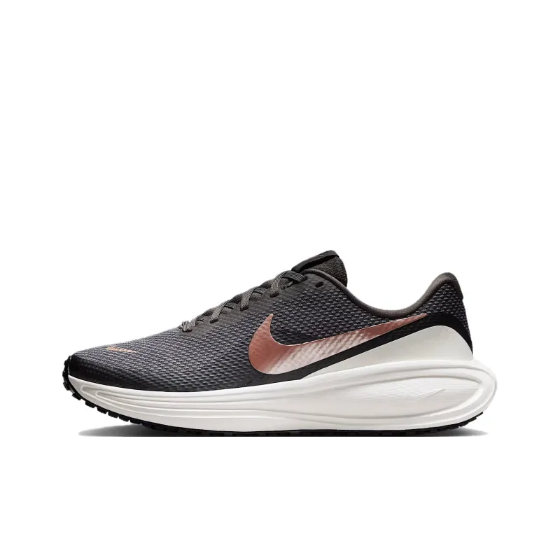 Nike REVOLUTION 8 Anti Slip Wear Resistant Low Top Running Shoes Women's Medium Gray-0