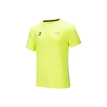 Anta Running Collection T Shirt Men's Fluorescent Star Yellow