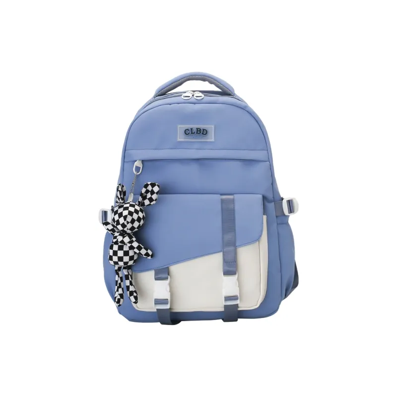 Wolfhorse Nylon Backpack Regular Unisex Pink/Black/Purple/Blue-19