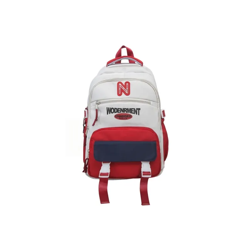 Vack Nylon Backpack Unisex Multicolor-5