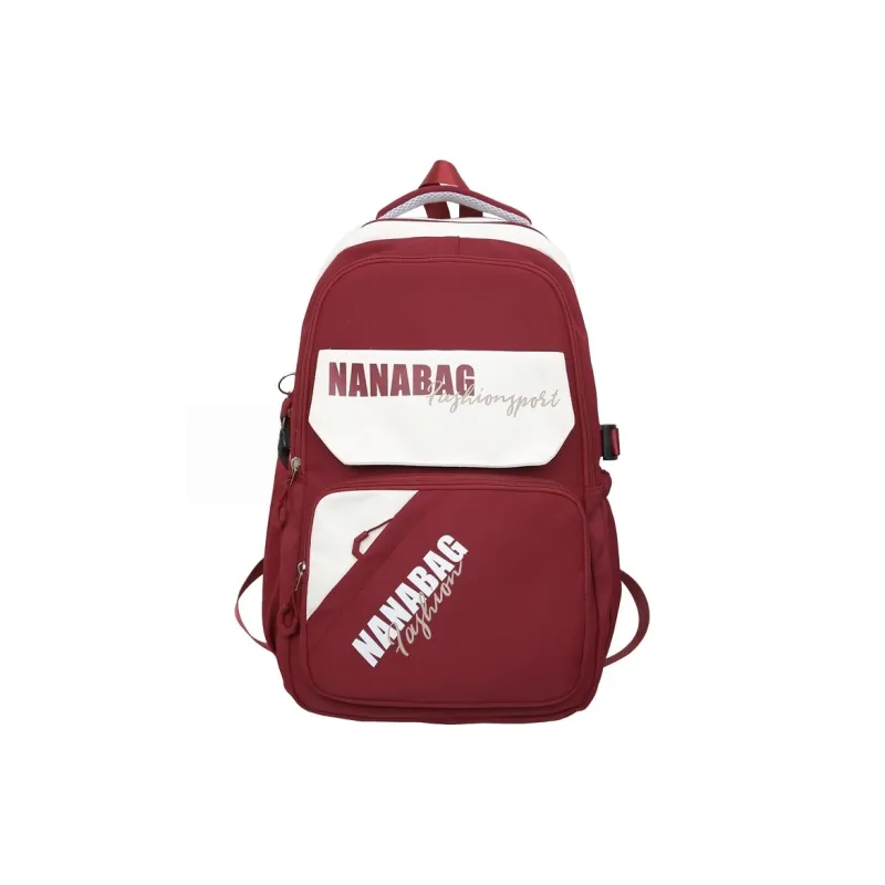Vack Nylon Backpack Unisex Multicolor-5