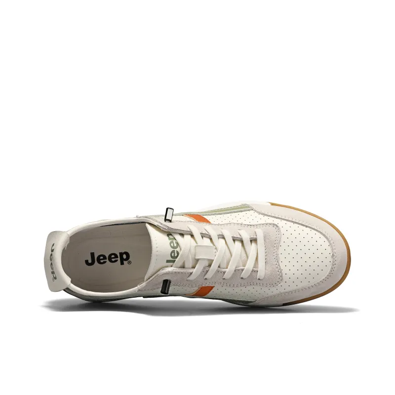 Jeep Cushioning Abrasion Resistant Lightweight Slip Resistant Low Top Skateboard Shoes Men's-19