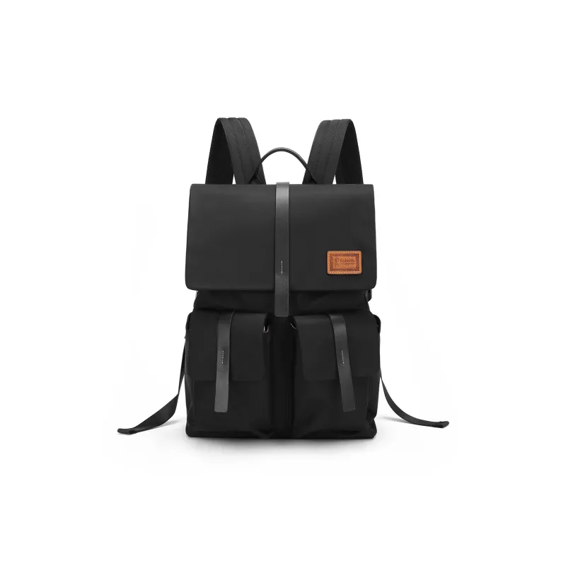 ROBERTA DI CAMERINO Fabric Backpack Men's Black-0
