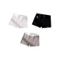M1766-A Set-Plus Size Color Block-Cherry Blossom Pink+Black+Coffee (3 Pack)