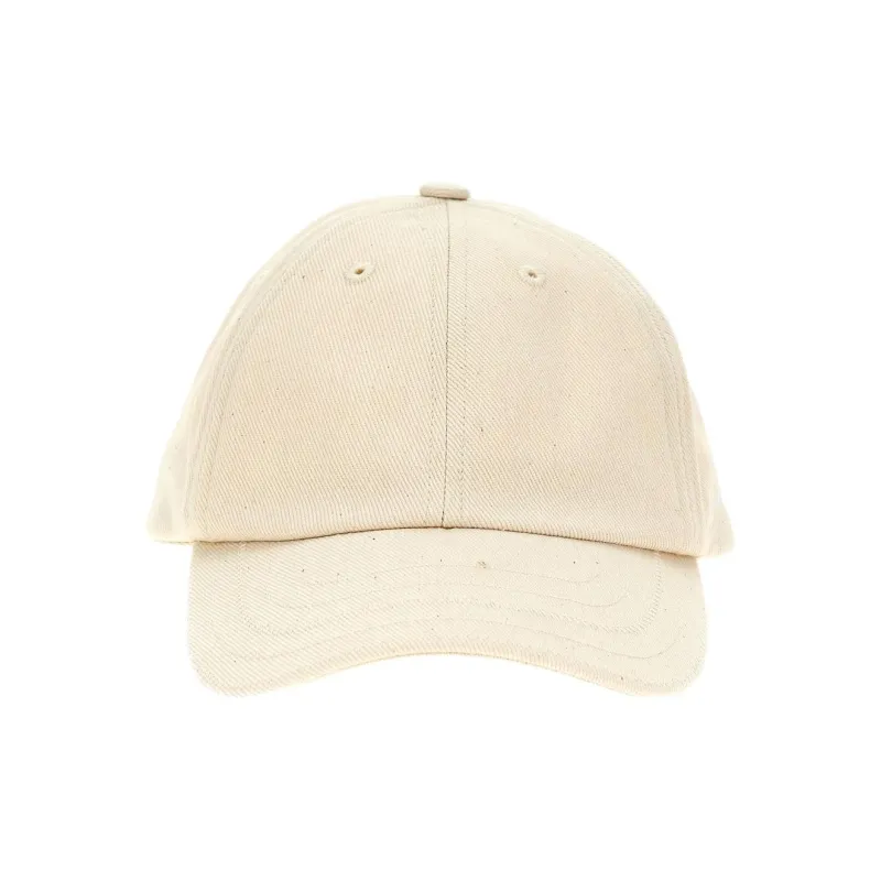 Jacquemus Cotton Baseball Caps Men's White-1
