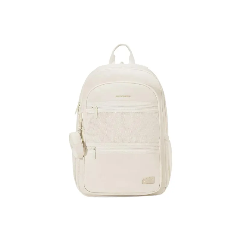 Skechers Fabric Backpack Unisex Egg White Color-0