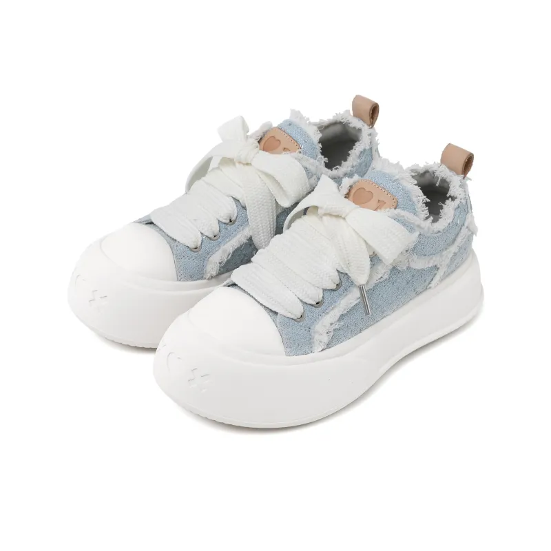 SOAP OPERA Basic Collection Slip Resistant, Abrasion Resistant, Breathable Low Top Skateboard Shoes Unisex Blue-2