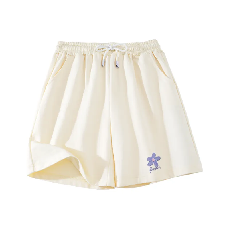 Cotton Casual Shorts Women's-3
