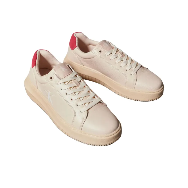 CKJ CALVIN KLEIN JEANS Low Top Skateboard Shoes Women's Pink-2