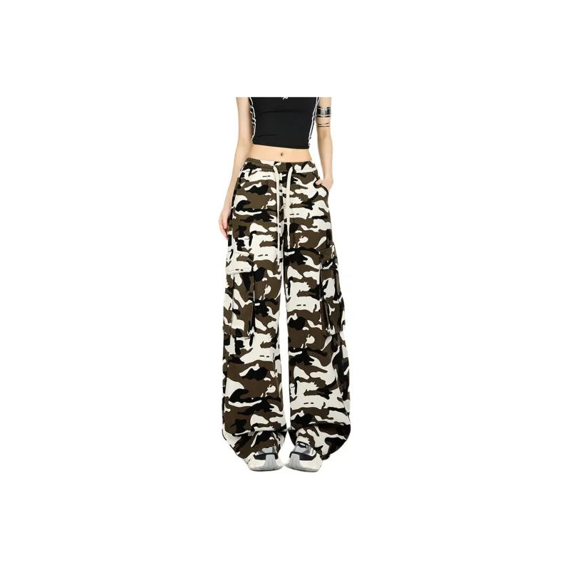 NHZN Jeans Women's Army Green Camouflage-0