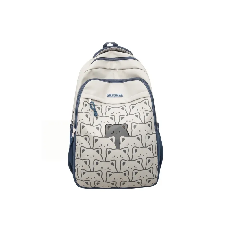 Vack Nylon Backpack Regular Unisex Multicolor-12