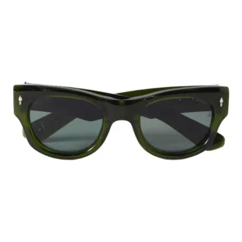 JACQUES MARIE MAGE Acetate Cat Eye Sunglasses Men's Black