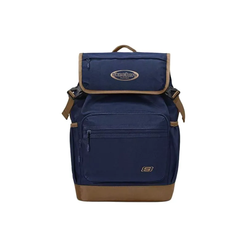 Skechers Water Repellent Fabric Backpack Unisex Medieval Blue-0