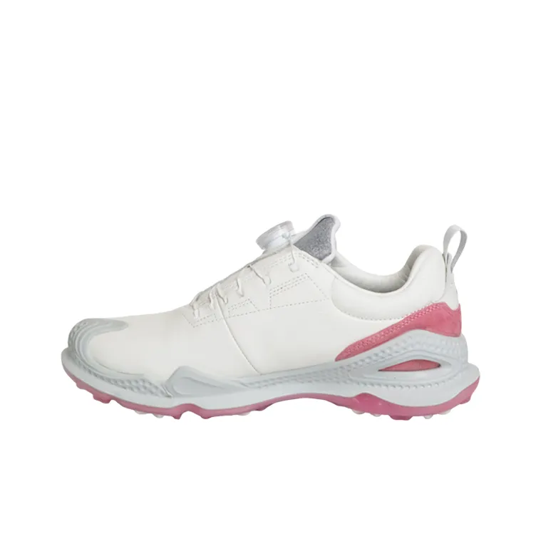 Xceo1996 Wear resistant And Waterproof Low Top Golf Shoes Women's White Pink-0